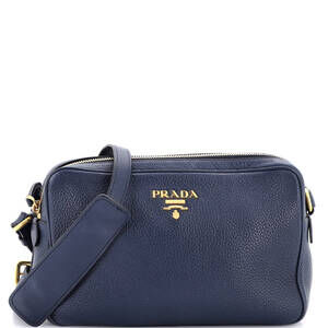 Prada Medium Double Zip Camera Bag Vitello Phenix